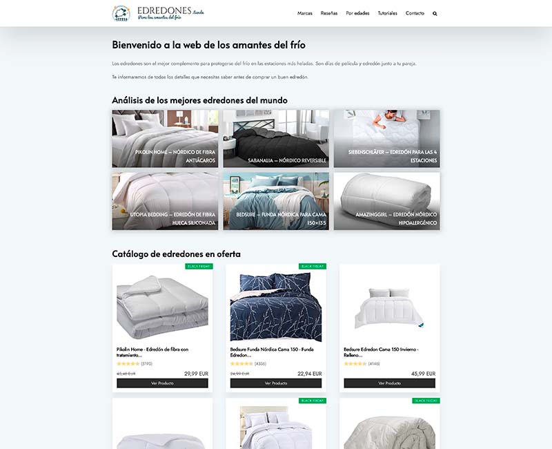 Tienda de edredones